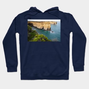 Loch Ard Gorge limestone cliffs. Hoodie